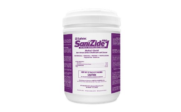 Carter-Health Disinfectant Wipes, Sanizide, Surface, Cleanroom, Supplies, Personal Protection, USP 797